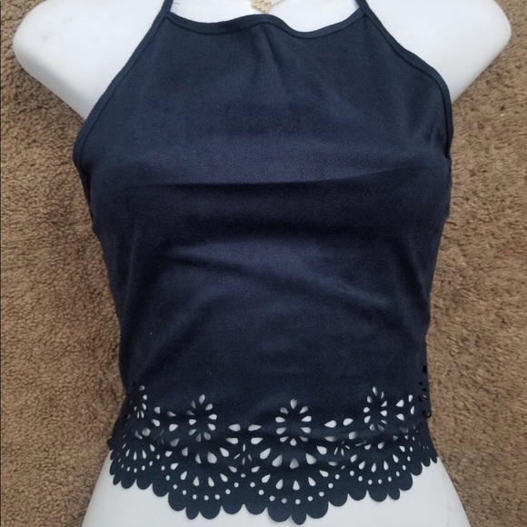 Crop Halter Top - Picture 2 of 2